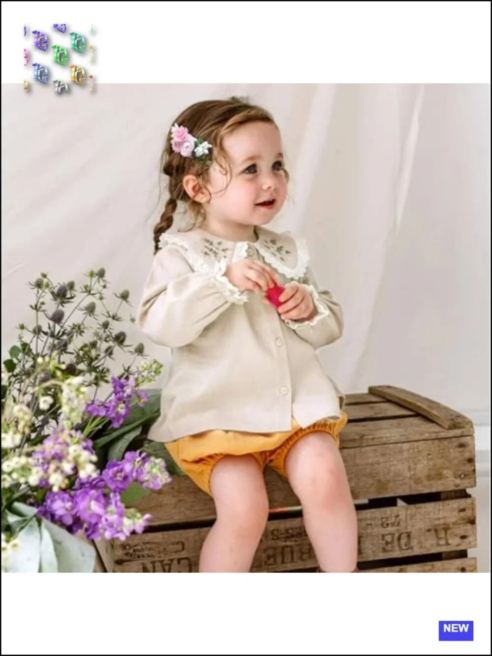 Handmade Flower Hair Bows Faux Pearl Floral Clips for Toddlers Kids Children
